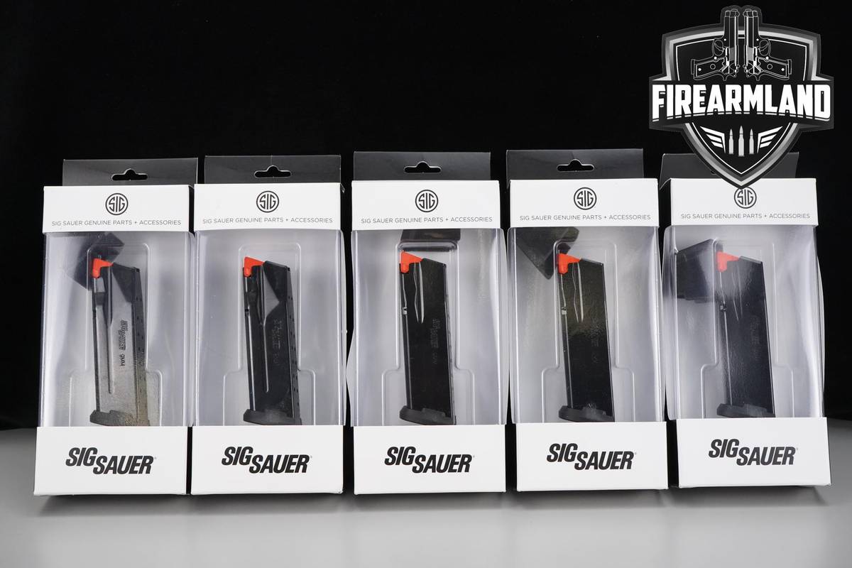 FIVE (5) Sig Sauer P365 X-MACRO 17RD 9mm MAGAZINES