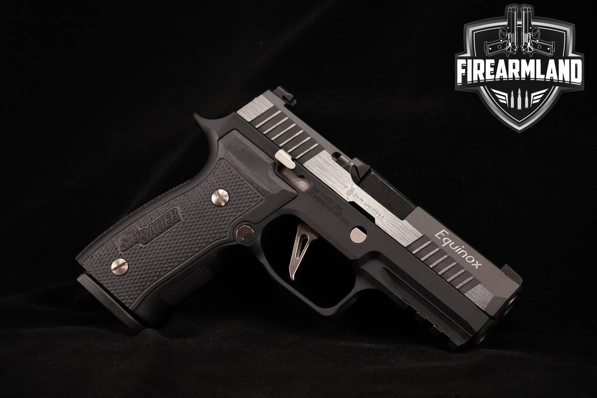 Sig Sauer P320 AXG Equinox 9mm 3.9" Two-Tone Custom Works +3 MAGS