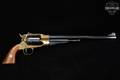 Richland Arms Co Remington 1858 New Model Army .44 cap and ball Brass & Blued in Fair Condition Image 2