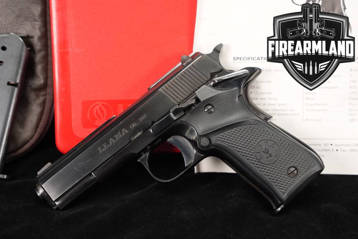 Llama Model III-A 380 ACP Blued Baby 1911 SPAIN 3A 3 +2 MAGS & ORIG CASE