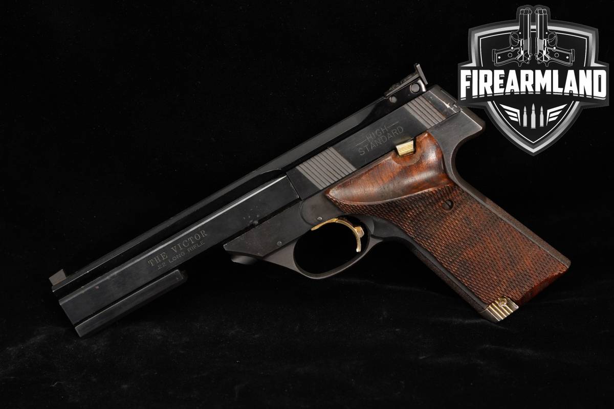 1974 High Standard The Victor Military Frame 22LR 5.5" Blued