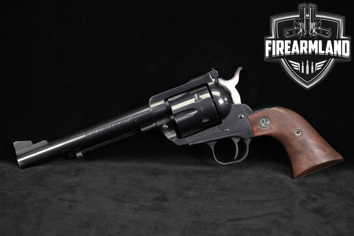 VINTAGE 1970's Ruger Blackhawk New Model 357 Magnum 6.5" Blued