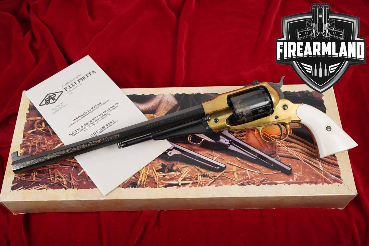 LIMITED 1 Of 5000 F.lli Pietta Remington 1858 New Model Army Buffalo +BOX