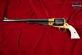F.lli Pietta Remington 1858 New Model Army Buffalo, Limited Edition of 5000 .44 Two-Tone Blued & Gold in Very Good Condition Image 2