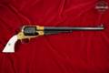 F.lli Pietta Remington 1858 New Model Army Buffalo, Limited Edition of 5000 .44 Two-Tone Blued & Gold in Very Good Condition Image 4