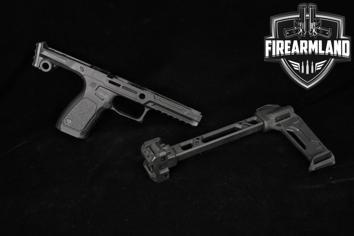 Strike Modular Chassis Bravo & Dual Folding Adapter Stabilizer P320 P-320