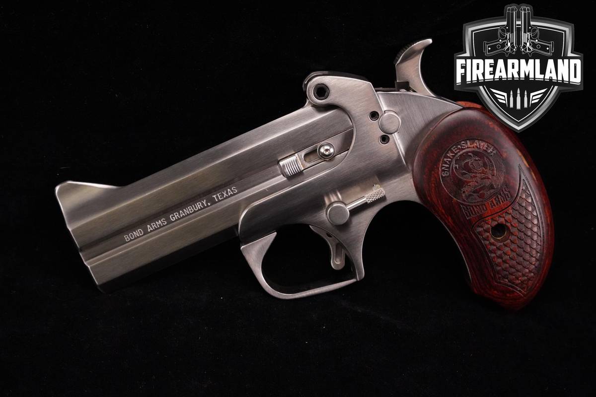 DERRINGER Bond Arms Snake Slayer IV 45-LC 410-Gauge 4.25" Stainless OG-CASE