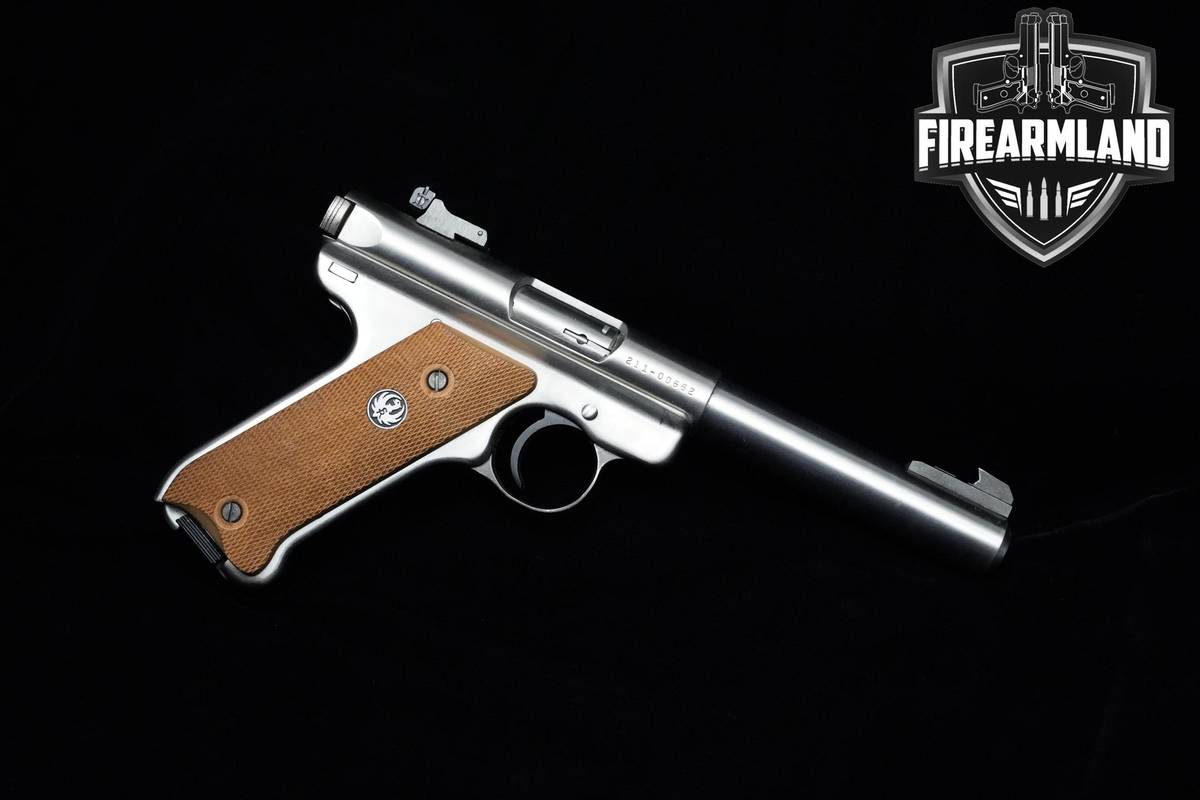 1984-5 Ruger Mark II Target 22LR 5.5" Stainless Steel Ruger-Mark II-Target