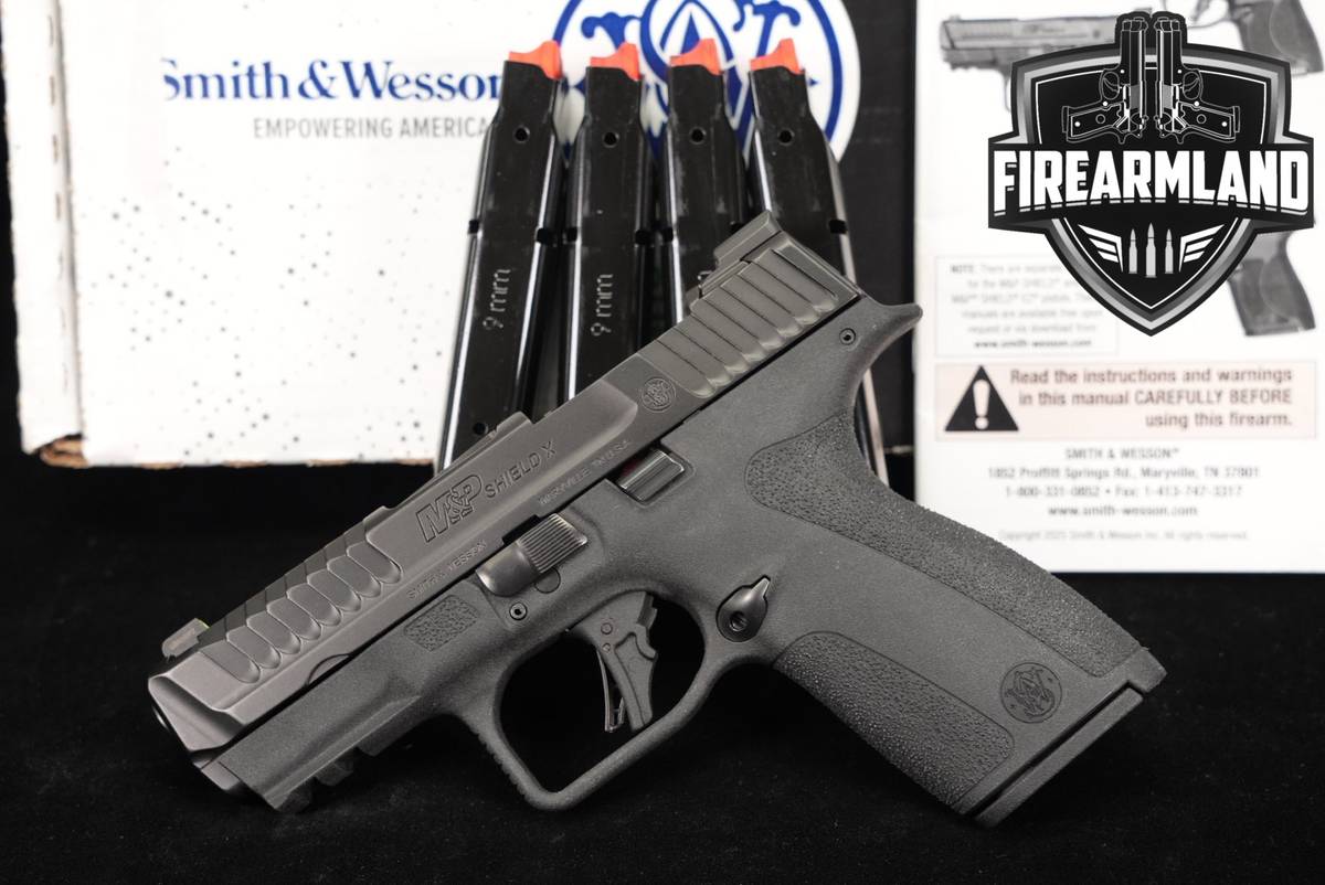 Smith & Wesson M&P Shield X NTS 9mm Optics-Ready S&W +5 MAGS & ORIG BOX