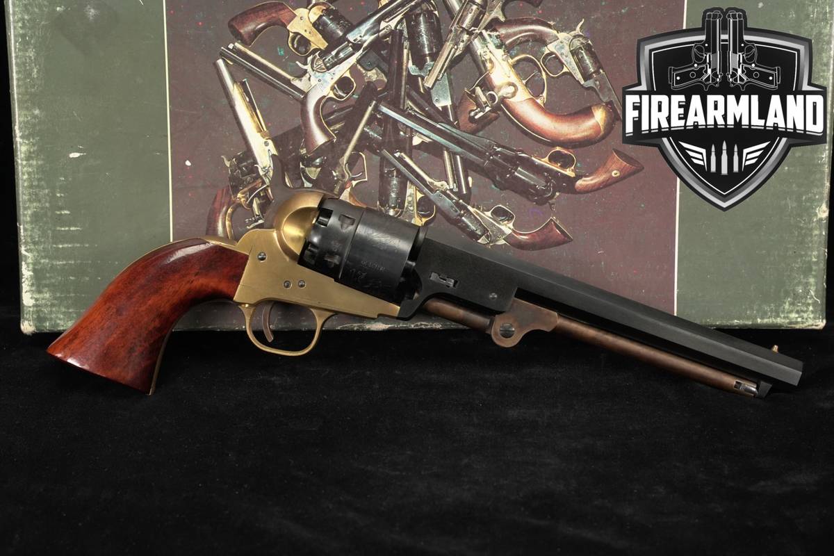 Armi San Marco 1851 Navy Brass Frame, 44 Caliber 7.5" OCTAGON +ORIG BOX