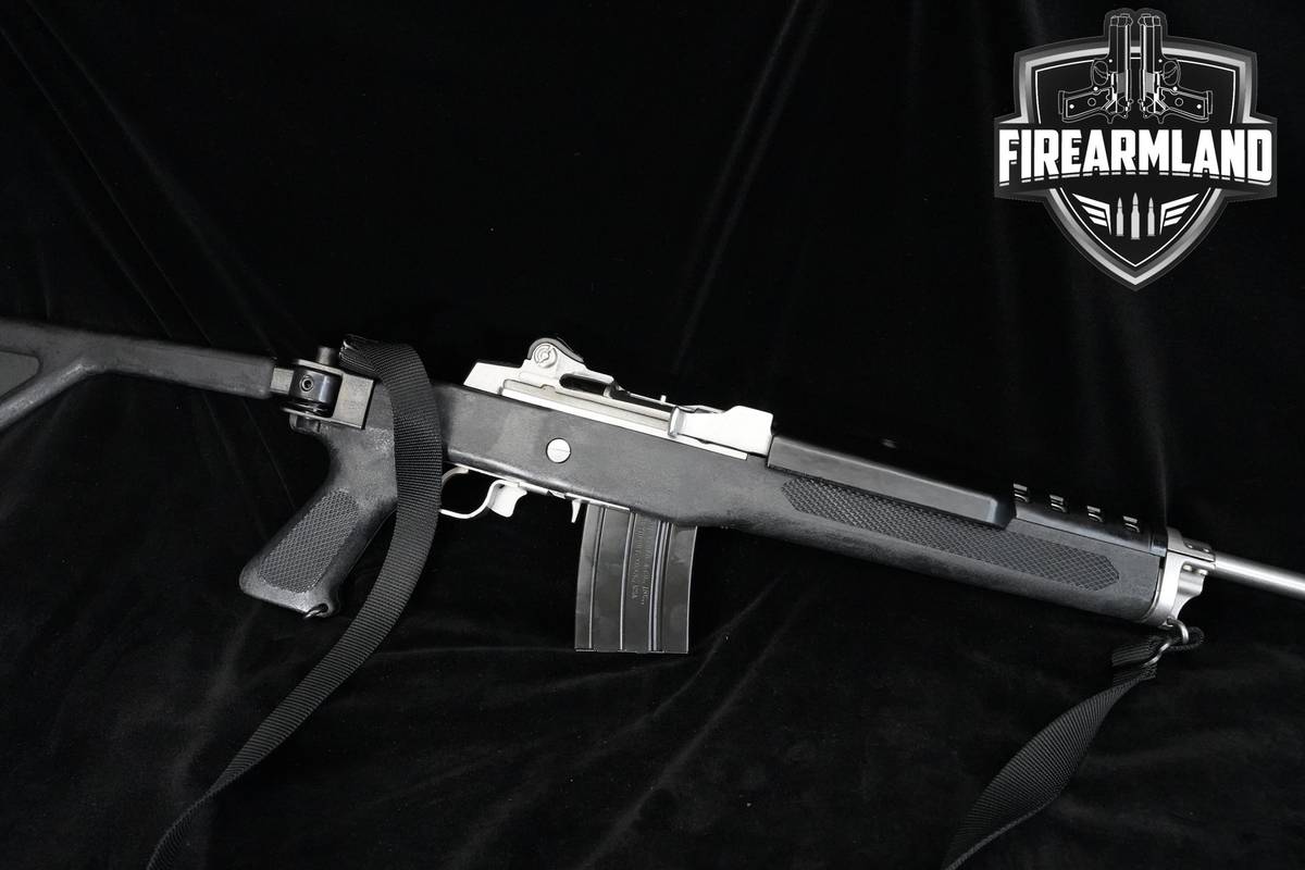 1985 Ruger Mini-14 223 Rem 18.5" Stainless Steel Ruger-Mini-14 Mini14 2MAGS