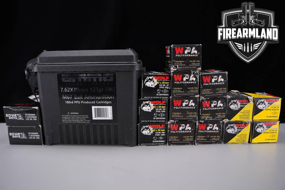 500 RDS! 7.62x39 Ammo