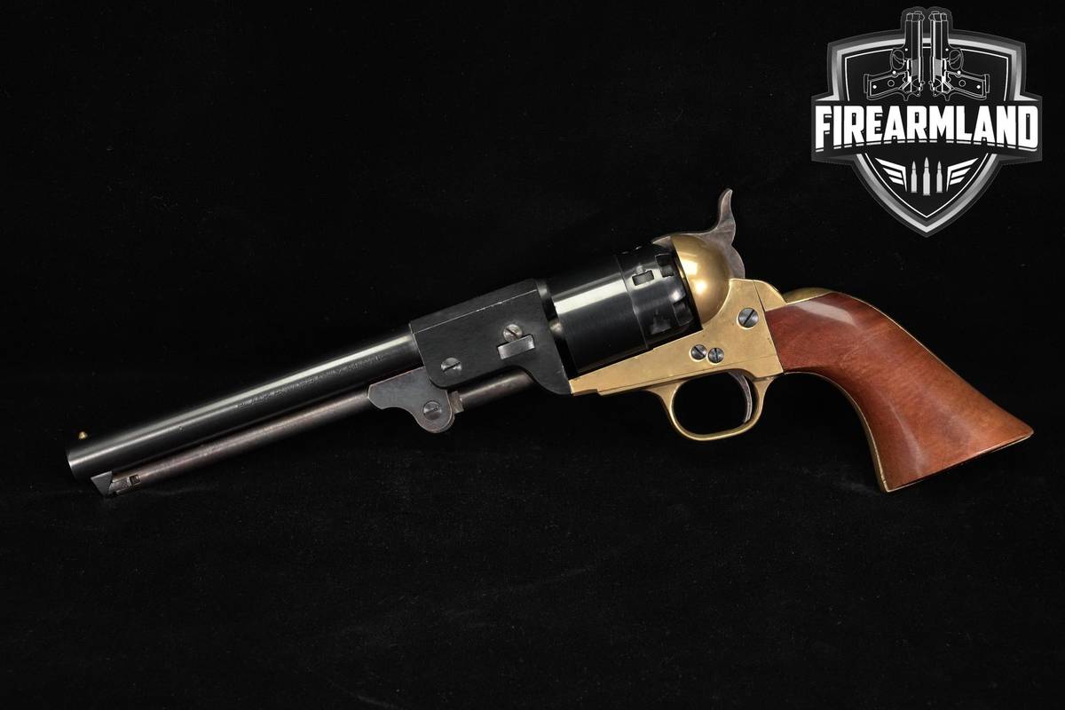 F.lli Pietta 1851 Navy Confederate Flli 7.5" Blued & Brass +ORIG BOX