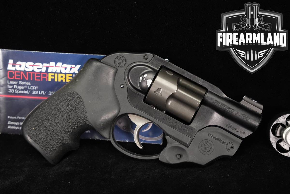 2009 Ruger LCR 38 Special 1.87" Two-Tone Black & Stainless +LASER
