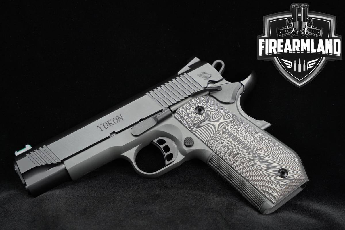 Tisas USA 1911 C10 Yukon 10mm 4.25 Two-Tone Black & Gray +2 MAGS & OG CASE