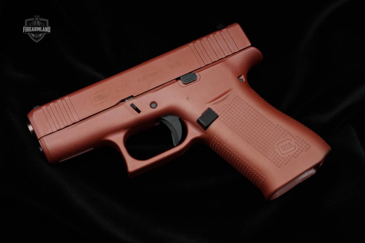 Glock 43x 9mm Pistol Glock43 CC EDC Glock 9mm 3.41'' Pistol G43X Rose Gold