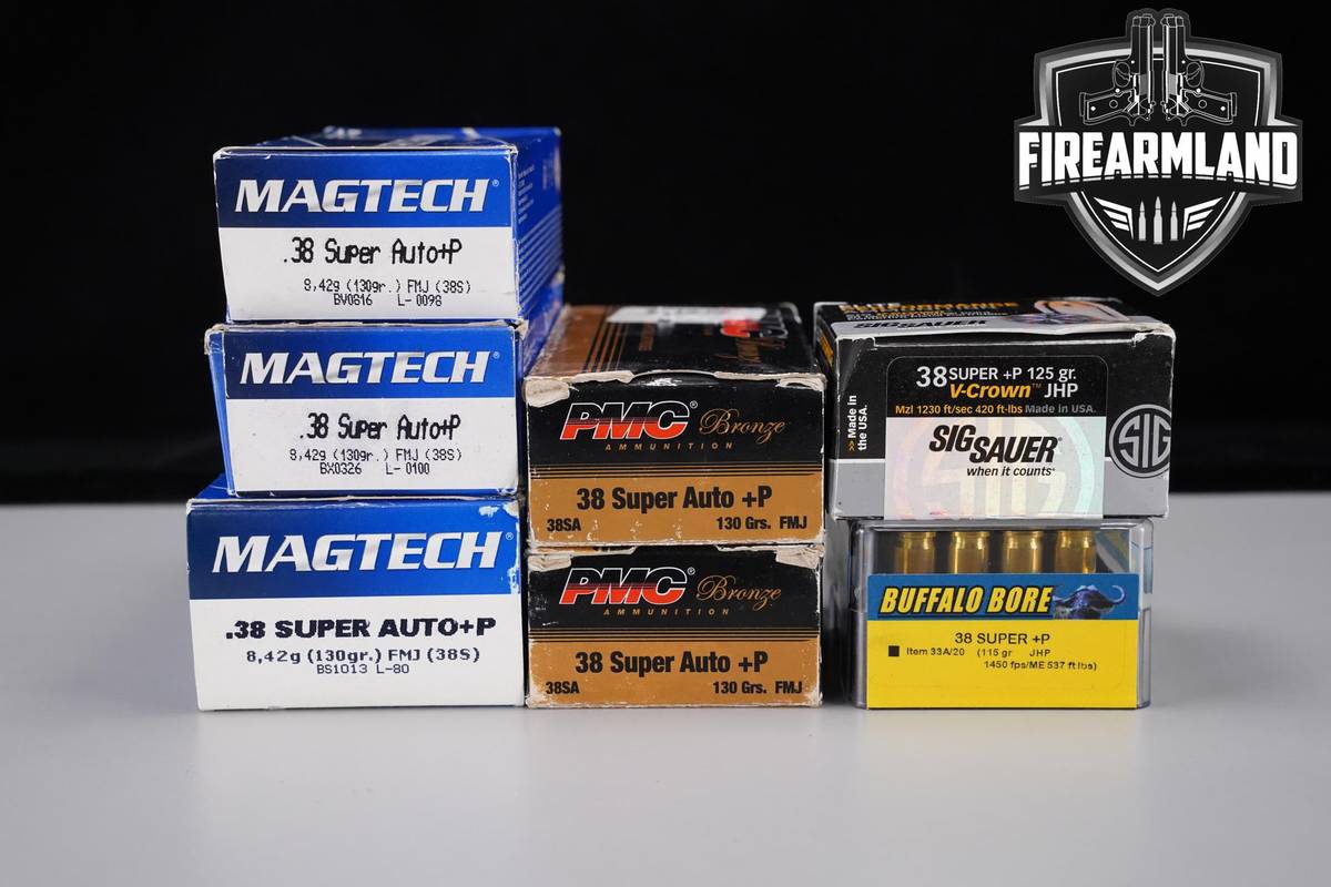 290 RDS! 38 Super Ammo 38-Super