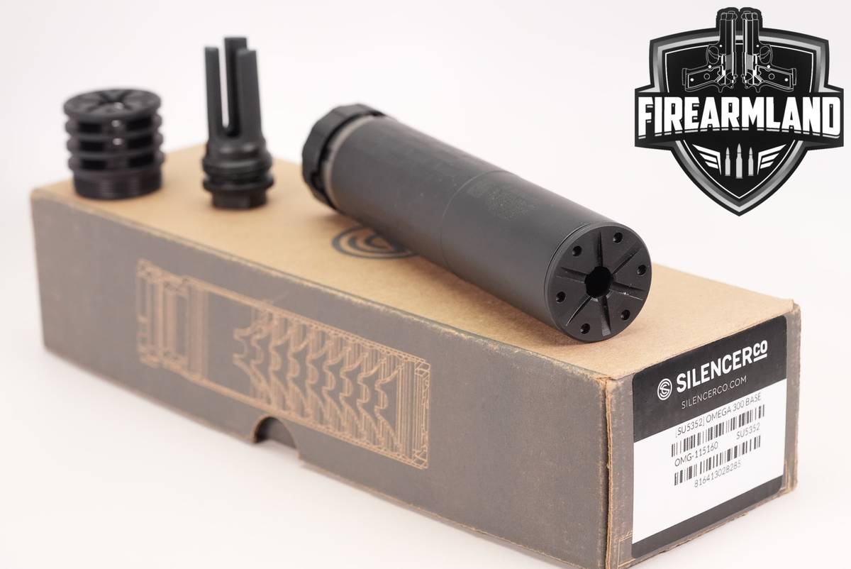 SilencerCo Omega 300 .30 caliber 7.75 Suppressor Omega300 Silencer
