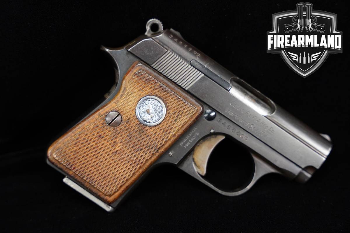 1965 VINTAGE Spanish Colt Junior CC-suffix .25 ACP 2.25" Blued