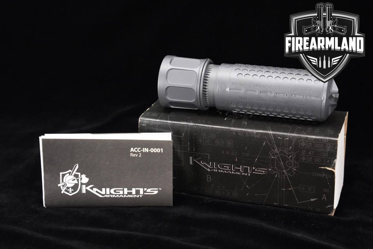 Knights Armament KAC 5.56 QDC/CQB Knights KAC 5.56 Suppressor +ORIG BOX