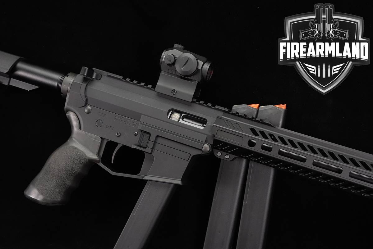 Angstadt Arms AA-0940 9mm AR-9 AR9 10.5" AA0940 BRACE +3 MAGS, ROMEO OPTICS