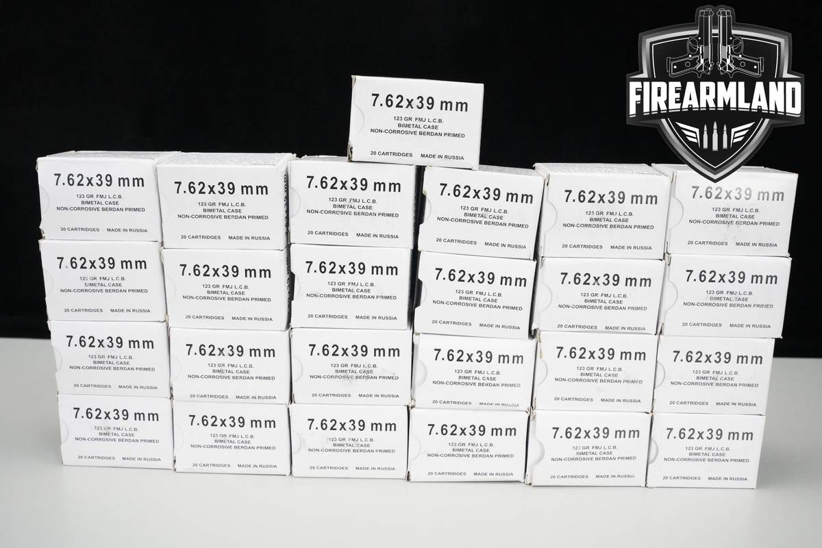7.62x39 Ammo 762x39 Ammunition 500 ROUNDS