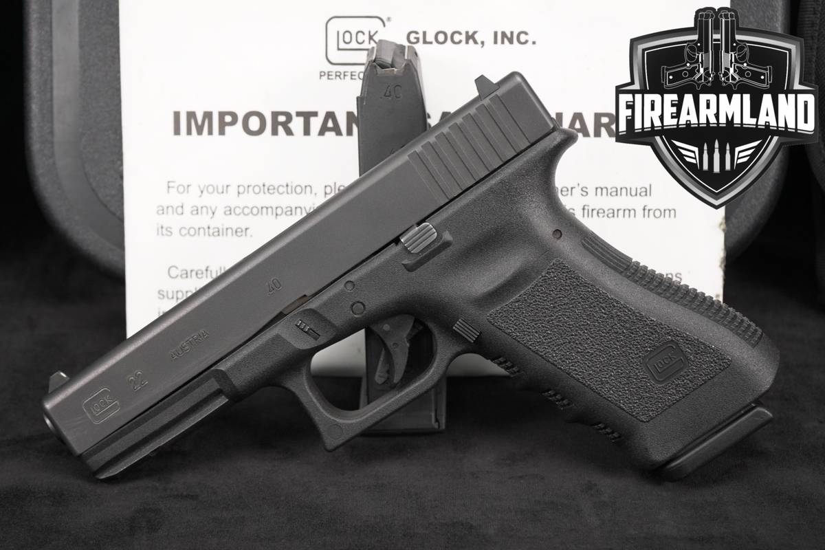 Glock 22 Gen3 G22 Gen 3 40 S&W 4.49 +2 MAGS, ORIG CASE & HOLSTER