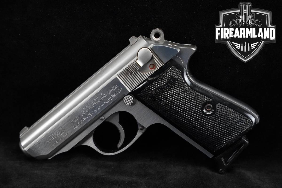 JAMES BOND! Walther PPK/S Stainless 380 ACP 3.3" Brushed Stainless PPKS
