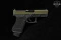 Glock G19 Gen5 MOS Front Serrations 9mm Luger Two-Tone OD Green in Very Good Condition Image 3