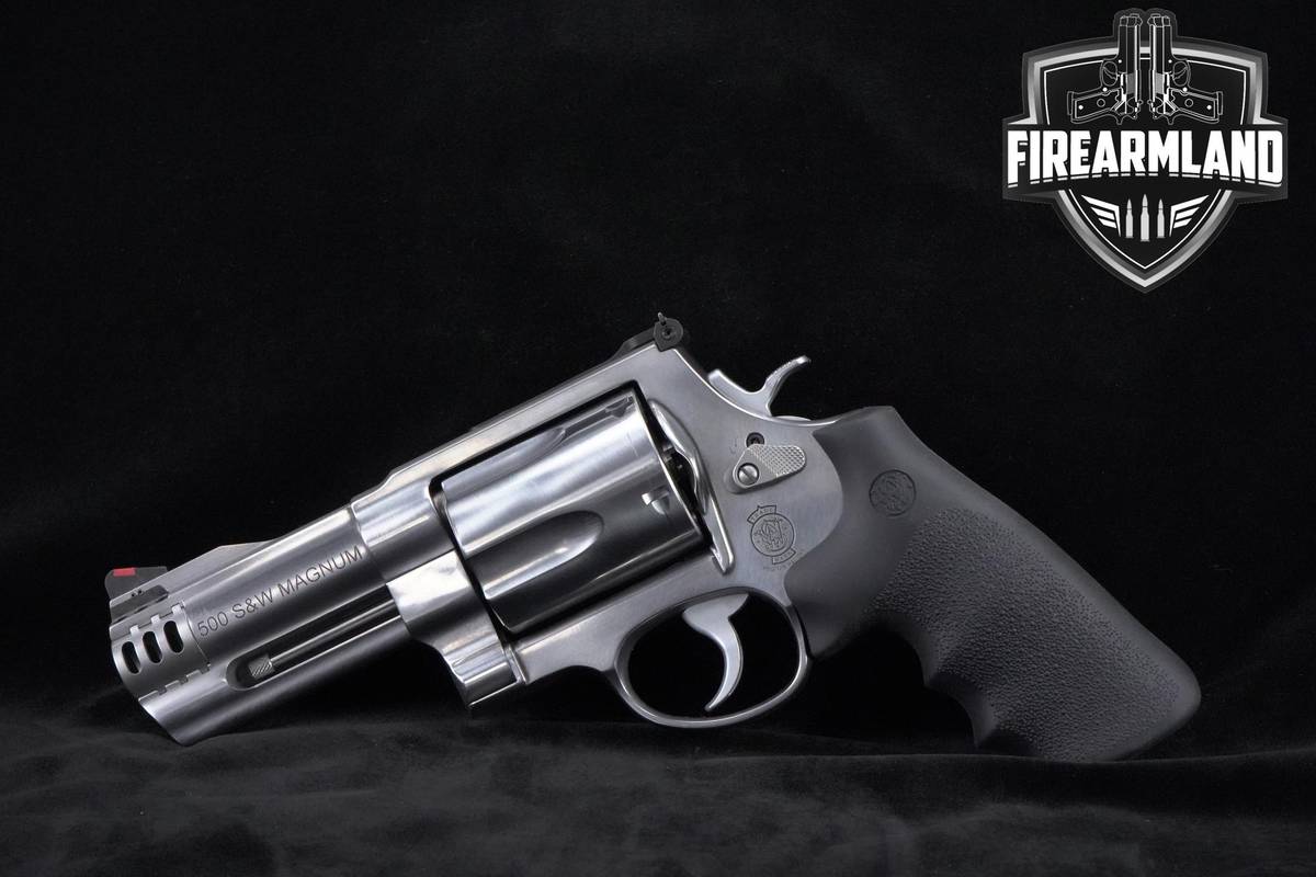 HAND-CANNON Smith & Wesson Model 500 4" Stainless 500-S&W-Magnum +ORIG CASE