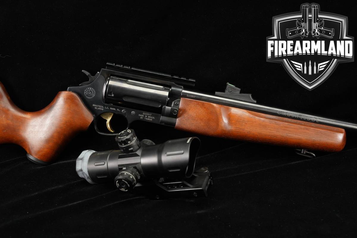 Rossi Circuit Judge 45 LC/410 18.5" Blued & Hardwood +UTG OPTICS