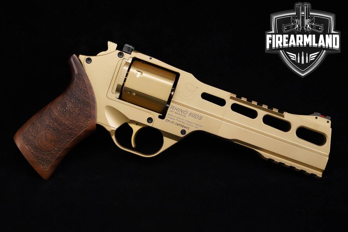 Chiappa Firearms Rhino 60DS 357 Magnum 6" Gold PVD Chiappa-Rhino 60-DS