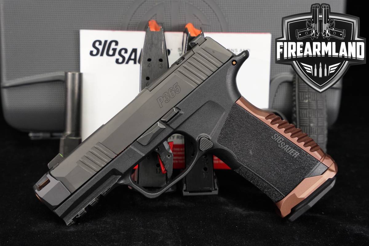 Sig Sauer P365 X-Macro 9mm RADIAN UPGRADES COMP P 365 +3 MAGS, ORIG CASE