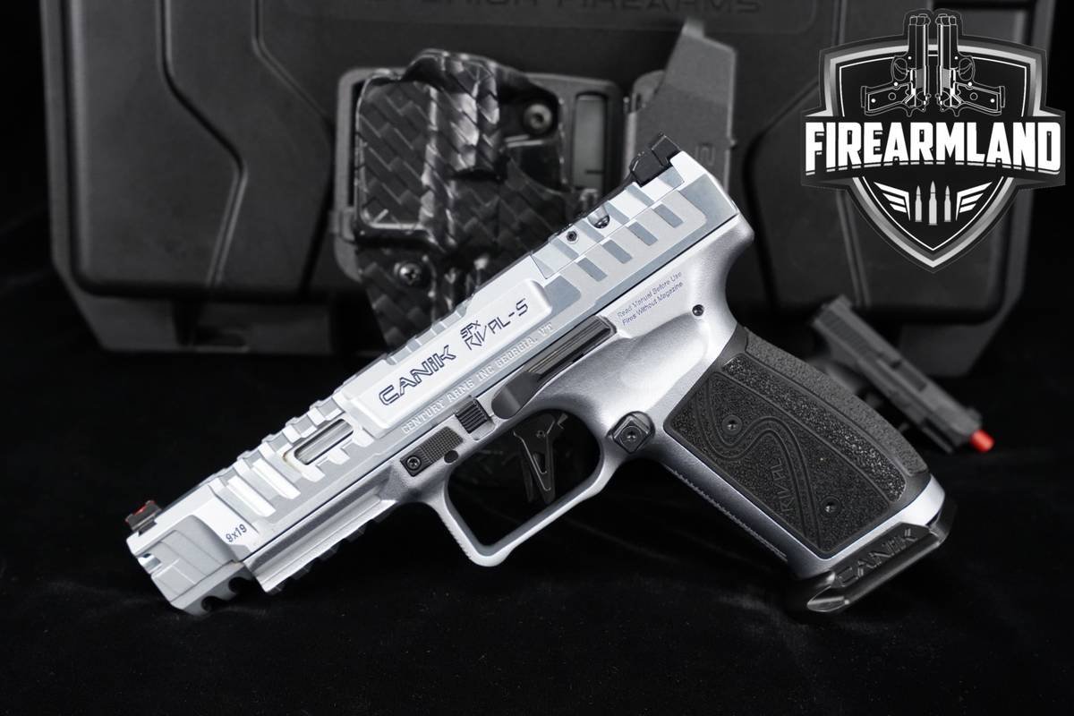 Canik SFx Rival-S 9mm 5" Chrome +2 MAGS, ORIG CASE & HOLSTER