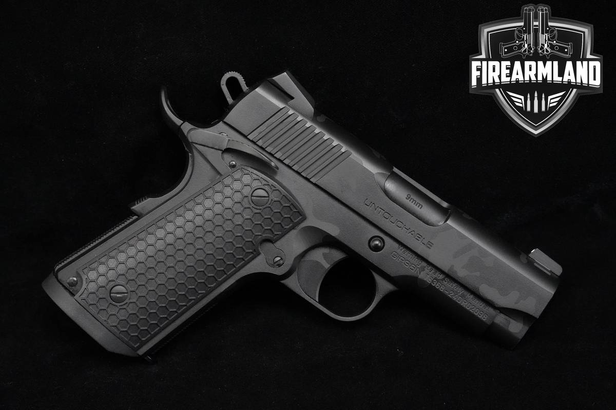 Girsan MC 1911 Untouchable 9mm 1911 3.3" Gray/Black Camo MC-1911