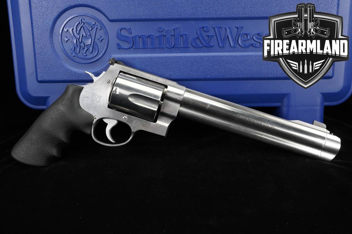 Smith & Wesson Model 500 S&W Magnum 8.375" Satin Stainless DA/SA +ORIG CASE