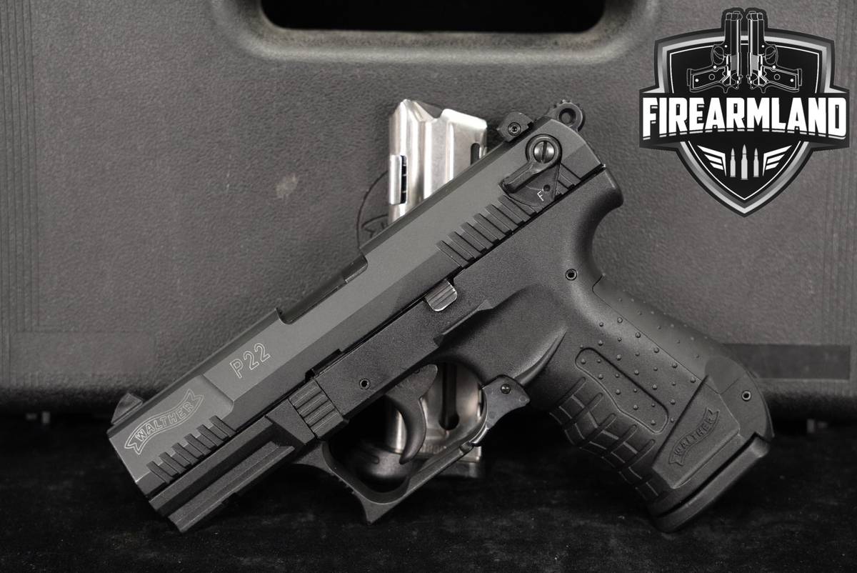 Walther P22 22LR 3.4" P-22 +2 MAGS & ORIG CASE