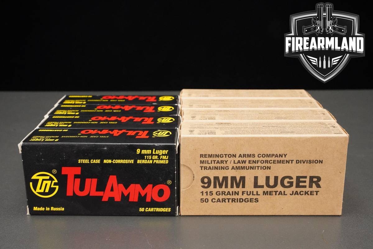 1250 RDS! 9mm Ammo 9mm