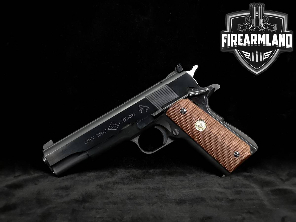 1982 Colt Service Model Ace 22LR 1911 4.75" Blued +HOLSTER