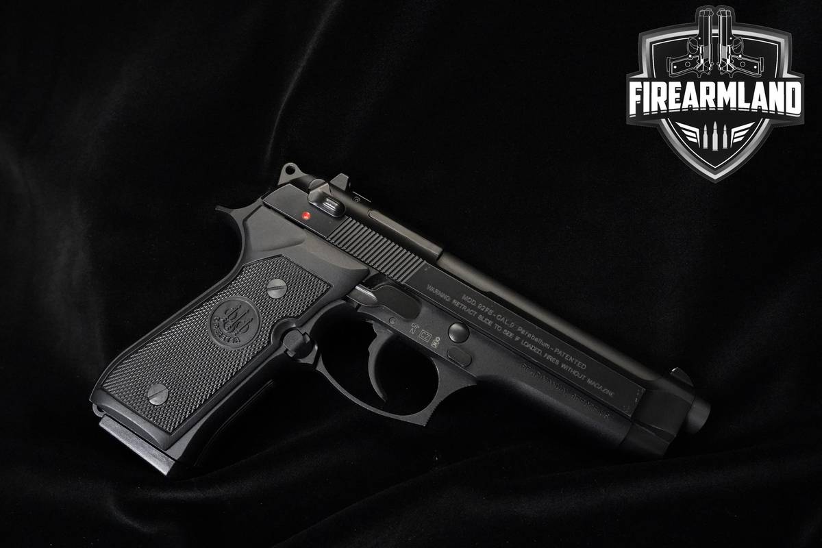 Beretta 92FS 9mm 4.9" Black Bruniton Beretta-92FS 92 M9 2 MAGS & ORIG CASE