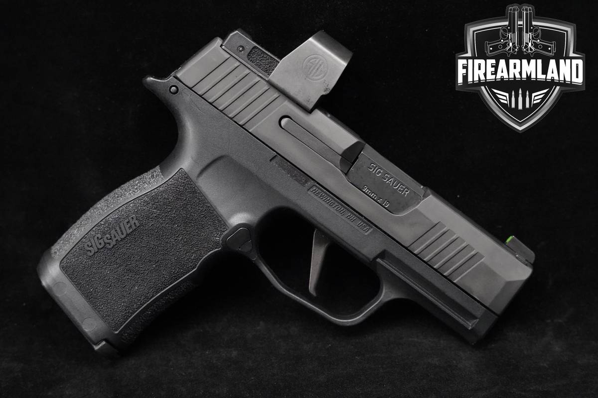 Sig Sauer P365X 9mm Nitron P365X Sig-Sauer P-365-X +ORIG CASE & RomeoZero