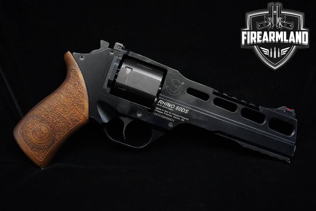 Chiappa Firearms Rhino 60DS 9mm 6" Anodized Black Rhino-60DS Chiappa 60-DS