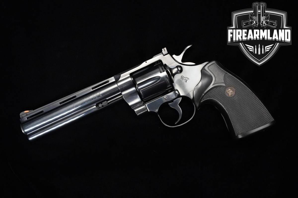 1977 Colt Python 357 Magnum 6" Royal Blue Colt DA/SA