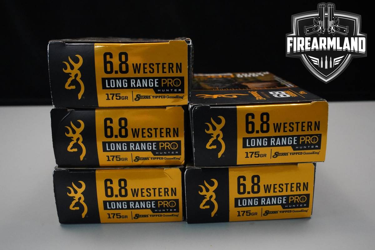 100 RDS! 6.8 Western Ammo 6.8-Western