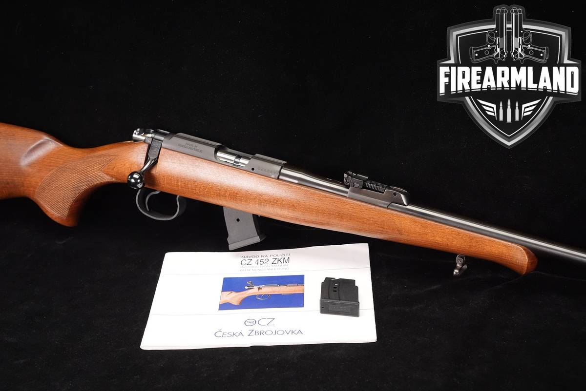 CZ 452-2E ZKM Training Rifle 22LR 24.8" Hardwood CZ452 +2 MAGS