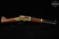 Henry Repeating Arms Big Boy Mare's Leg .45 Colt Polished Brass & Walnut in Fair Condition Image 2