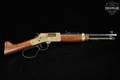 Henry Repeating Arms Big Boy Mare's Leg .45 Colt Polished Brass & Walnut in Fair Condition Image 5
