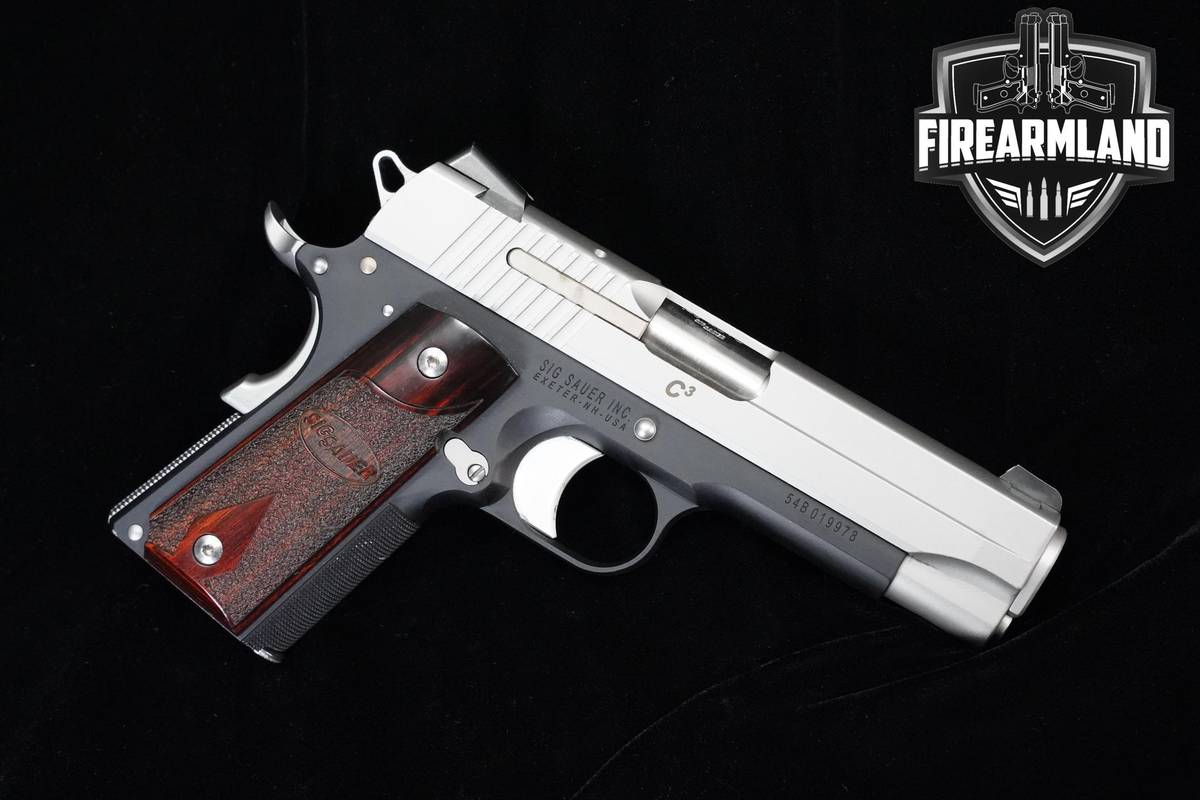 Sig Sauer 1911 C3 45 ACP 4.2" Two-Tone Sig-Sauer 1911 1911A1 MAGS