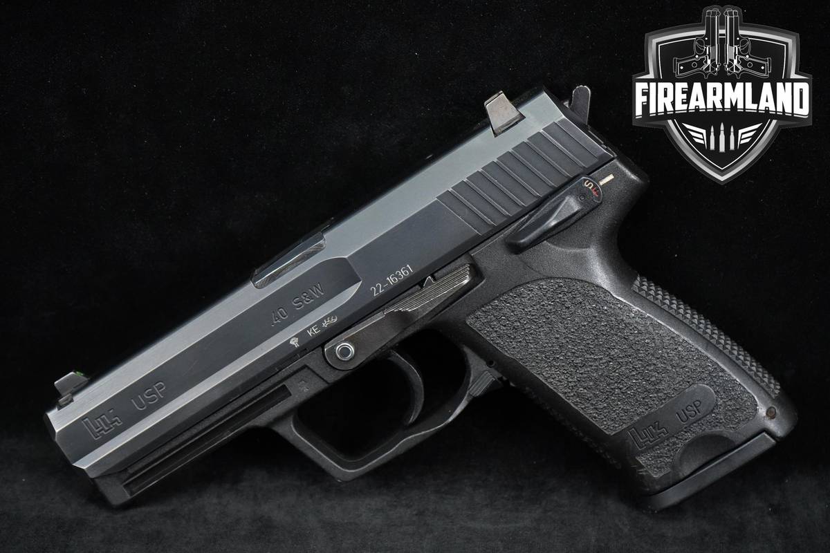 Heckler & Koch USP Variant 1 40-S&W 4.25" USP40 +7 MAGS & ORIG CASE