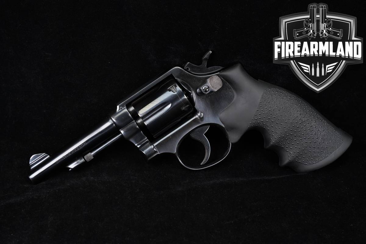 1960's–1970's Smith & Wesson S&W Model 10-5 38 Special 4" Blued DA/SA
